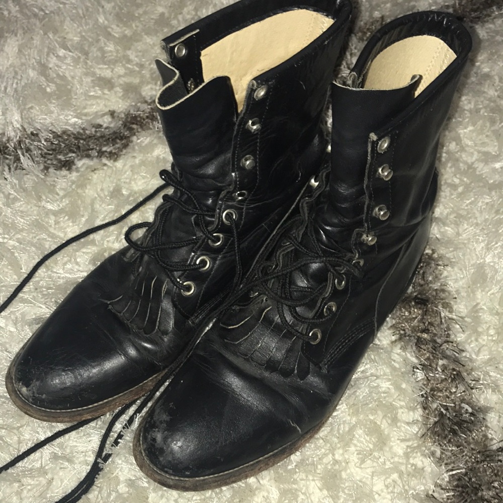 Vintage combat boots